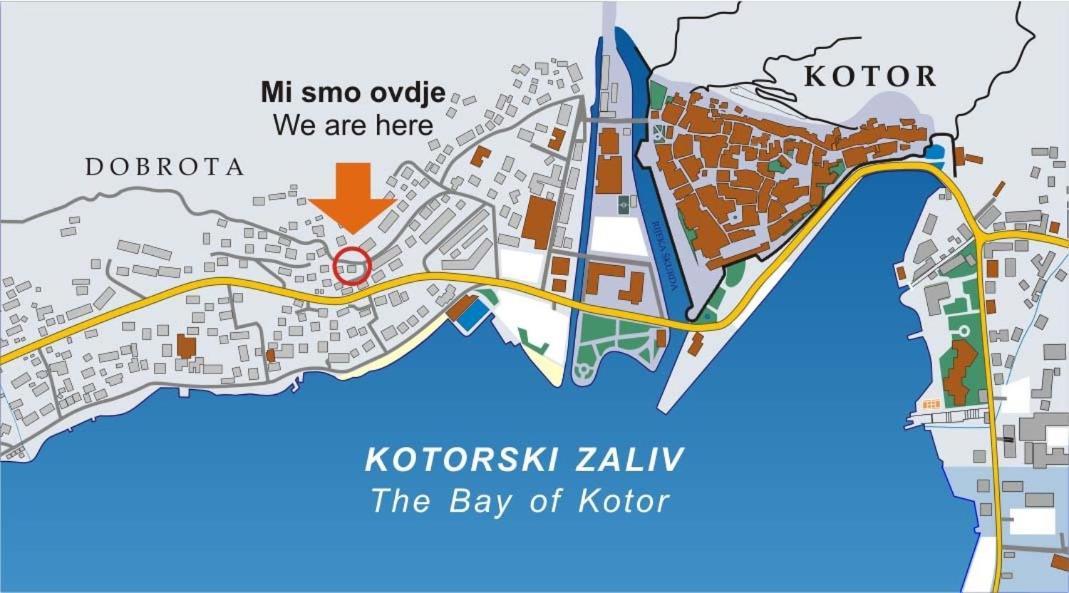Apartments Coso Zlatne Njive Bb Cattaro Esterno foto